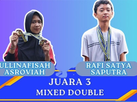 Juara 3 Mixed Double Panahan POPDA Banyumas