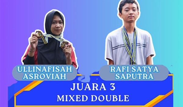 Juara 3 Mixed Double Panahan POPDA Banyumas
